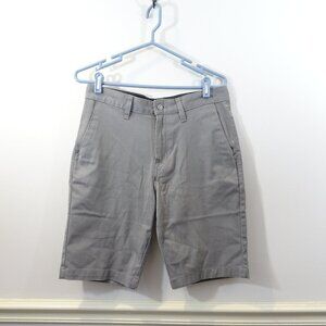 VOLCOM VMONTY SHORTS Size 30 Gray Chino Modern Stretch Fit NEW Flat Front